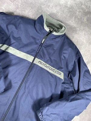 Jaqueta masculina Duke Blue Devils XL carvalho vermelho zíper completo vintage anos 90 Y2K - Imagem 1 de 4