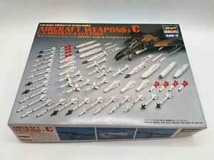 Hasegawa Aircraft Weapons C 1/48 Scale Model Missiles & Gun Pods - X48-3 *READ* - Picture 1 of 15