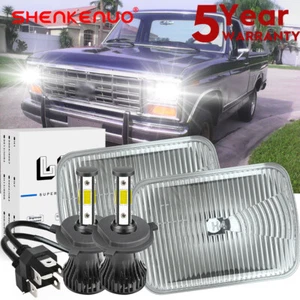 Pair 7x6" LED Headlights for Chevy C1500 C2500 C3500 K1500 K2500 K3500 1988-1999 - Picture 1 of 17