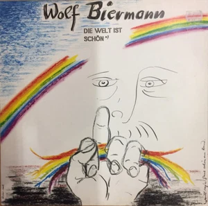 Wolf Biermann / Die Welt Ist Schön / Vinyl / Liedermacher / Politisches - Imagen 1 de 3