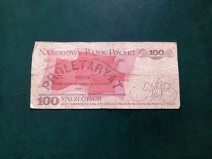 POLSKA / POLAND 100 Zlotych Banknote 1986 - Picture 1 of 2