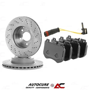 BREMSSCHEIBEN BELÄGE & SENSOR VORNE FÜR MERCEDES C-KLASSE C220 D AMG LINE MK4 W205 - Bild 1 von 1
