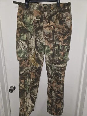Cabelas Woodland Camo Hunting Pants Size Adult 36 Tall - Image 1 of 3