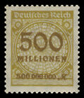 Germany Deutsches Reich 1923 Mi. Nr. 324Ap 500 Million M Rosette Definitive Mnh