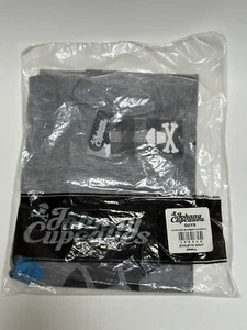 Johnny Cupcakes Bakesy Cupcake Bomber London Grey T-Shirt Size Small New Sealed - Picture 1 of 4