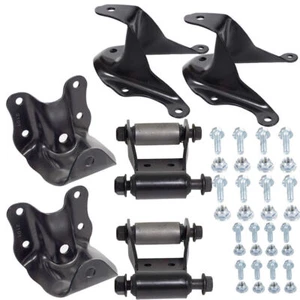 Juego de grilletes y soportes de suspensión de resorte de hoja trasero para Ford Ranger 1986-1997 - Imagen 1 de 12