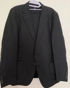 STRELLSON LEINEN ANZUG 2-Teiler, Herren, einreihig, schwarz, TOP ZUSTAND - Bild 1 von 20