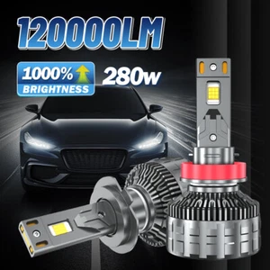H11 9005 9006 H4 H7 H13 9007 LED Headlight Bulb High/Low Beam Super White 6500K - Picture 1 of 20