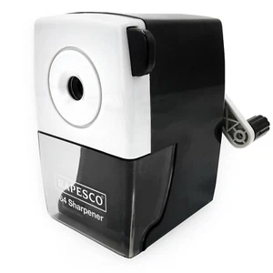 Rapesco 64 Manual Desktop Pencil Sharpener - 6mm Pencils - Black - Picture 1 of 6