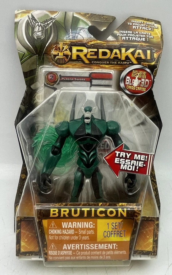 NEW 2011 Spin Master Redakai BRUTICON Action Figure w/ Exclusive Blast 3D Cards - Image 1 of 2