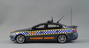 1:43 Victoria Police Highway Patrol Unit 2016 Ford Falcon XR6 Turbo AERO BLUE - Picture 1 of 8