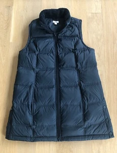 J Jill Goose Down Puffer Tunic Vest Womens Small Green Quilted G2 - Picture 1 of 11