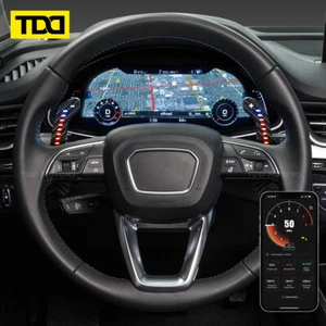 Carbon Fiber Steering Wheel Magnetic LED Paddle Shifters for AudiB9 RS1 RS2 RS3 - Picture 1 of 6
