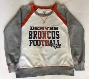 Authentic Majestic NFL Denver Broncos Football Sweatshirt - Picture 1 of 4