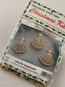 Merri Mac SAFETY PIN ANGELS Kit NEW SEALED Gold MAKES 3 Beads BEADING - Picture 1 of 1
