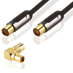 Profigold PROL8703 Coaxial Antenna Cable M/F Gold Contacts 3M - Picture 1 of 1