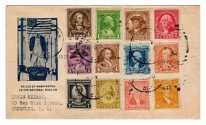 #704-15 Washington Bicentennial Set on One FDC - Planty #22 Gorham - Picture 1 of 2