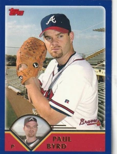 SPEDIZIONE GRATUITA-COME NUOVO-2003 Topps #436 Paul Byrd BRAVES - Foto 1 di 1