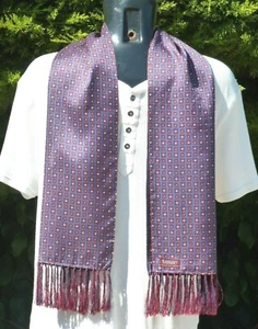 Vintage SAMMY Scarf Cravat Dapper Indie Mod Skins Goodwood Ascot 1960s 70 Tootal - Picture 1 of 10