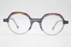 Brille RES/REI GERANIO Mehrfarbig Transparent Oval Brillengestell eyeglasses Neu - Bild 1 von 6