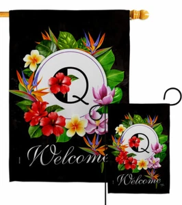 Bandera de Jardín Tropical Q Floral Primavera Decorativa Pequeño Regalo Patio Casa Banner - Imagen 1 de 17