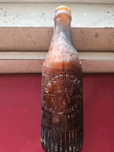 Vintage/Rare C.W. Springer Jr. Louisville Ky Brown Glass Soda Bottle (JK) - Picture 1 of 10