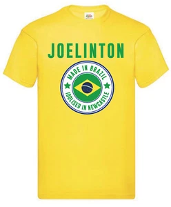 Joelinton Made in Brazil Yellow (T-Shirt) - Picture 1 of 1