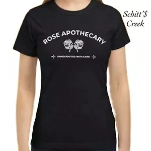 Schitt's Creek Black Rose Apothecary David's Brand Tee NWT Size M - Picture 1 of 8