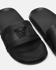 Versace Gomma Men's Black Silicone Palazzo Medusa Pool Slide Sandal Shoes