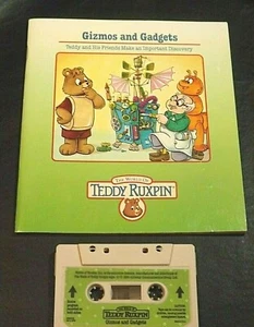 TEDDY RUXPIN SC LIBRO/CINTA ARTILUGIOS Y GADGETS FUNCIONA MUNDOS DE MARAVILLA - Imagen 1 de 5