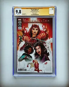 Scarlett Witch 3 CGC 9.8 SS Sig by Elizabeth Olsen Wandavision Variant Nakayama - Picture 1 of 2