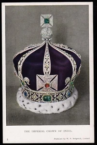 The Imperial Crown India Postcard - Picture 1 of 2