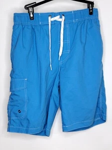 NWT St Johns Bay Swimming Trunks Medium Cargo Pocket Style Elastic Drawstring  - Picture 1 of 2