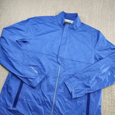 Ralph Lauren Jacket Men Medium Polo Golf Water Resistant Windbreaker Blue NEW - Image 1 of 4