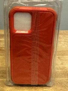 Brand New Spidrcase Red Shockproof Slim Case for iPhone 12 & 12 Pro MagSafe - Picture 1 of 3