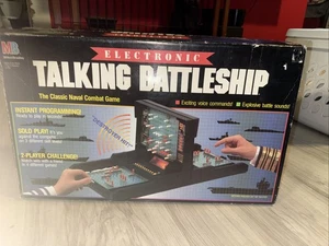 VTG 1989 Milton Bradley Electronic Talking Battleship Navy Board Game WORKS - Picture 1 of 8