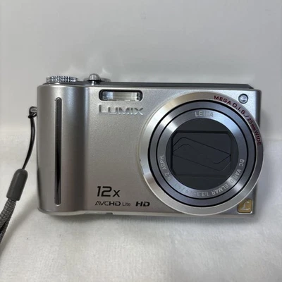 Panasonic DMC TZ7 fotocamera digitale compatta in argento zoom elevato con 12 MP - Immagine 1 di 4