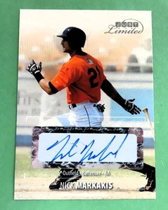 2006 Just Minors Limited NICK MARKAKIS #38 AUTO RC / PRE-RC NM-MT Orioles - Picture 1 of 4