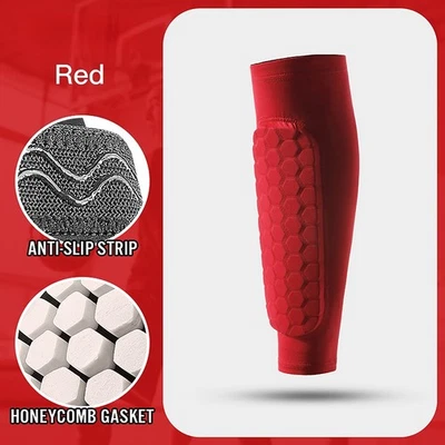 Breathable Non-Slip Calf Compression Sleeve with Honeycomb Pad for Outdoor Sport - Image 1 of 4