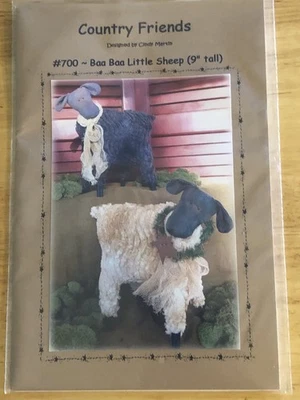 COUNTRY FRIENDS BAA BAA LITTLE SHEEP CRAFT PATTERN  - Image 1 of 2