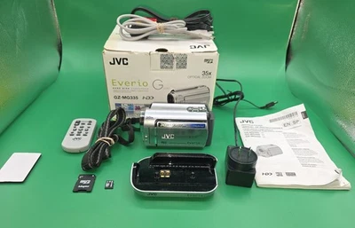 JVC Everio GZ-MG335HU Hybrid 30GB HDD 35x Optical Camcorder Tested Works Bundle - Image 1 of 4