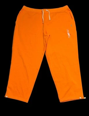 BIG & TALL POLO RALPH LAUREN ORANGE DRAWSTRING SWEATPANTS SZ 4XB 46X31 - Image 1 of 4