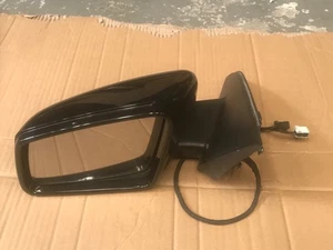 MERCEDES CLA ♻️ A45 C117 AMG PASSENGER LEFT POWER FOLD WING MIRROR BLACK 191 - Picture 1 of 7