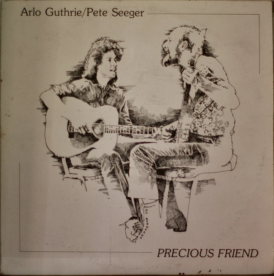 ARLO GUTHRIE AND PETE SEEGER: Precious Friend-NM1982 2LP GATEFOLD w/ Shenandoah - Image 1 of 1