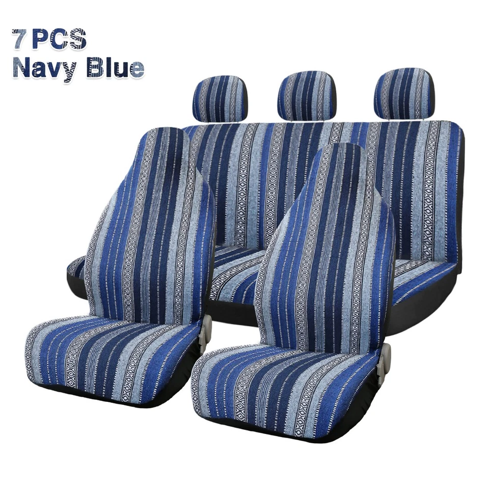 7 peças protetor de assento balde durável cobertor universal para carro automático - Imagem 1 de 4