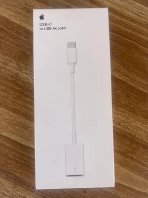 Genuine Apple USB-C to USB Adapter MJ1M2AM/A Model # A1632 *** BRAND NEW *** - Image 1 of 4
