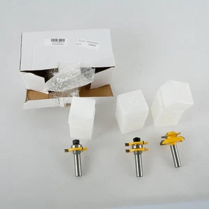 45 Degree Joint Router Bits Wood Milling Tenon Cutter Lock Miter DIY dgoyQ - Picture 1 of 12
