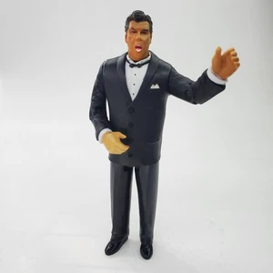 WCW Michael Buffer Wrestling Ring Announcer 1999 Rare NO Microphone Figure Vtg - Picture 1 of 5
