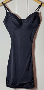 Spanx Assets Red Hot Label Body Shaper Size L Black Mesh Detail Slip Coquette - Picture 1 of 24