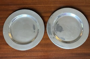 2er Set Vintage Wilton Armetale RWP Aluminiumlegierung 10 3/4" Essteller USA - Bild 1 von 9